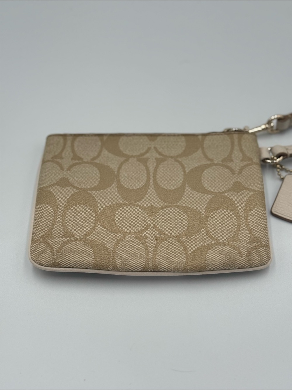 Coach monogram legacy stripe wristlet - Picture 3 of 6